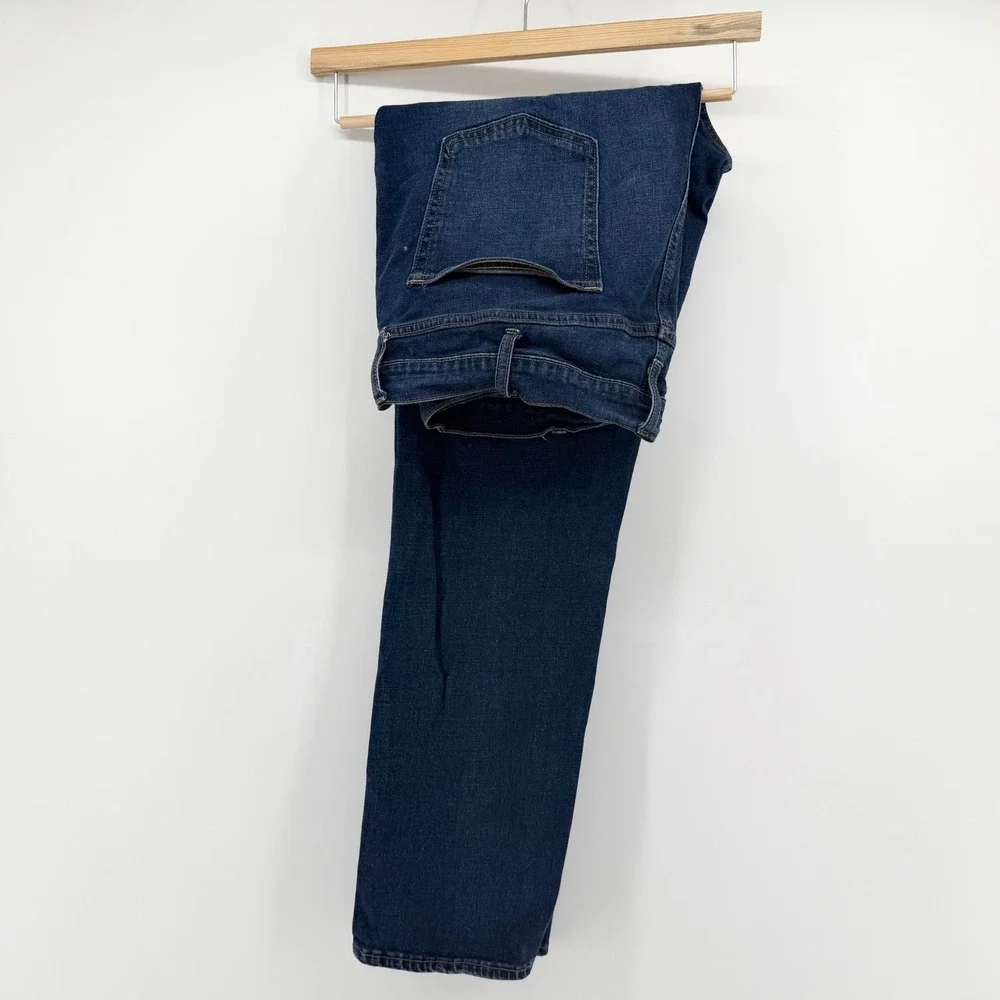 Old Navy Mens Athletic Fit Jeans 38x32 Dark Blue Denim Stretch